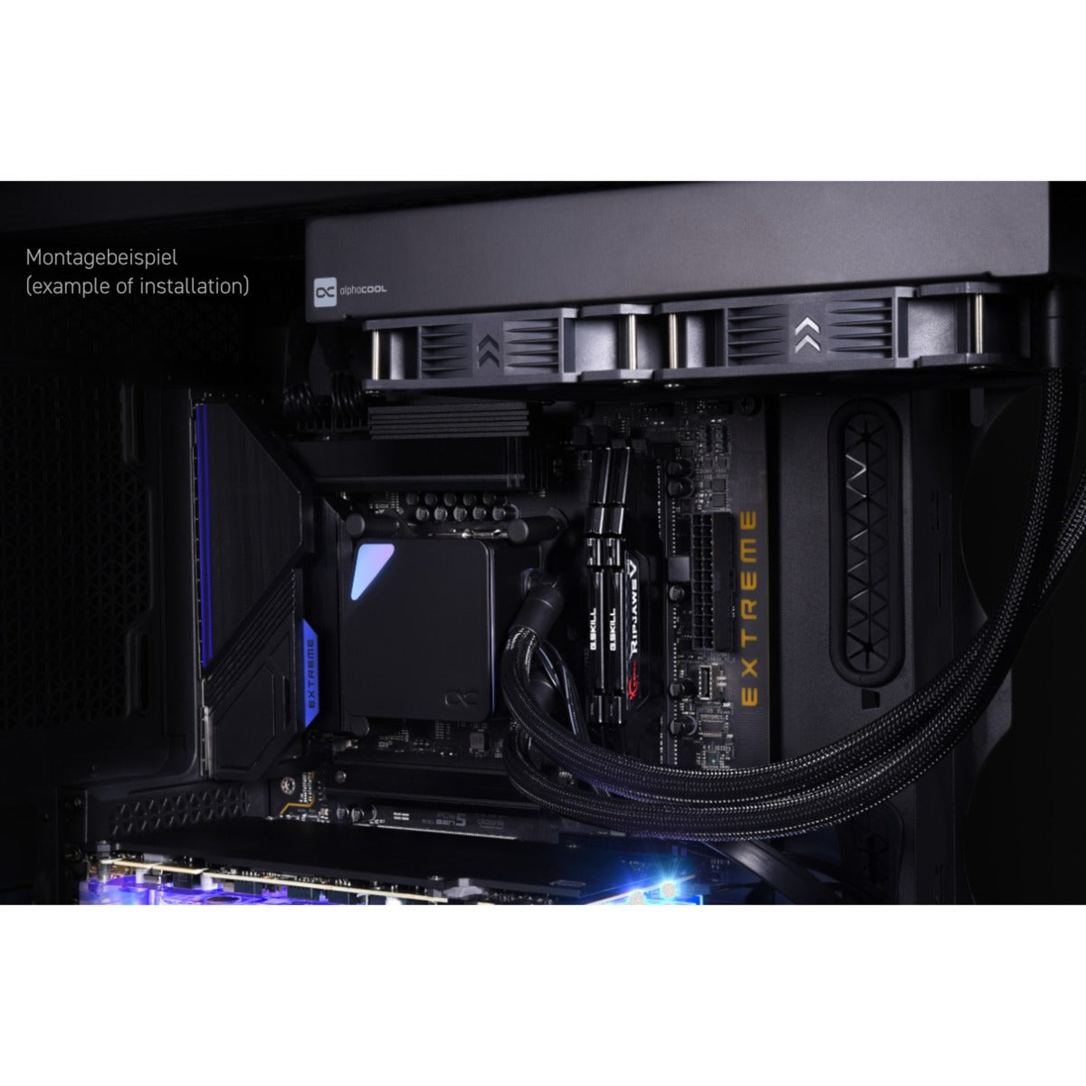 Alphacool core ocean t38 420 waterkoeling (zwart)
