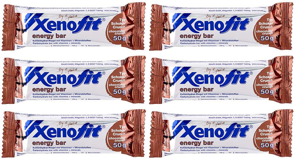 Xenofit energy bar chocolate crunch 6x50g