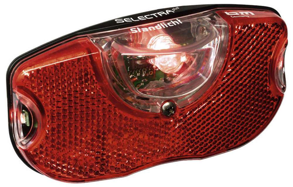 Busch muller busch müller dynamo-tail light selectra plus (80mm) red clear