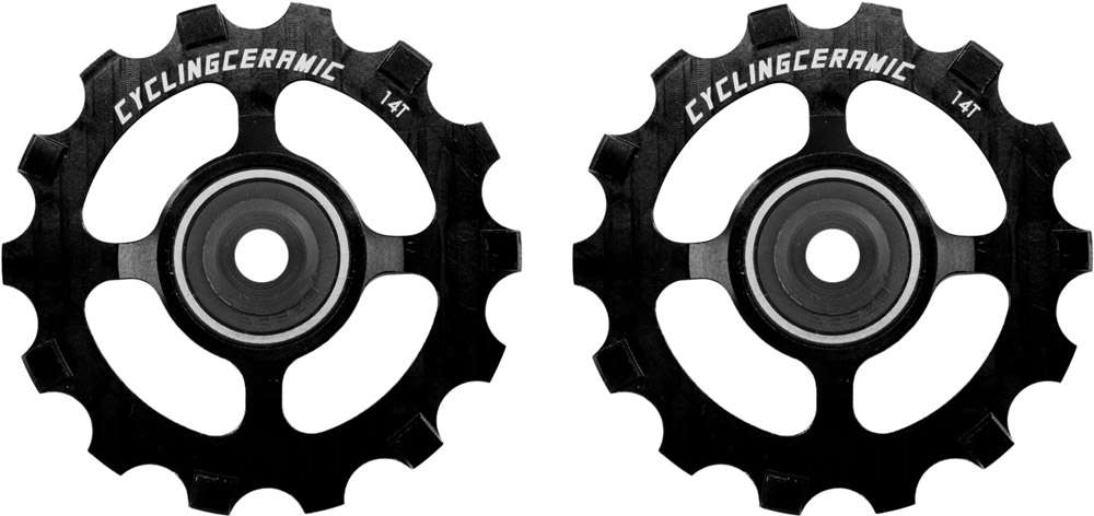 Cyclingceramic 14t derailleur pulleys for shimano sram