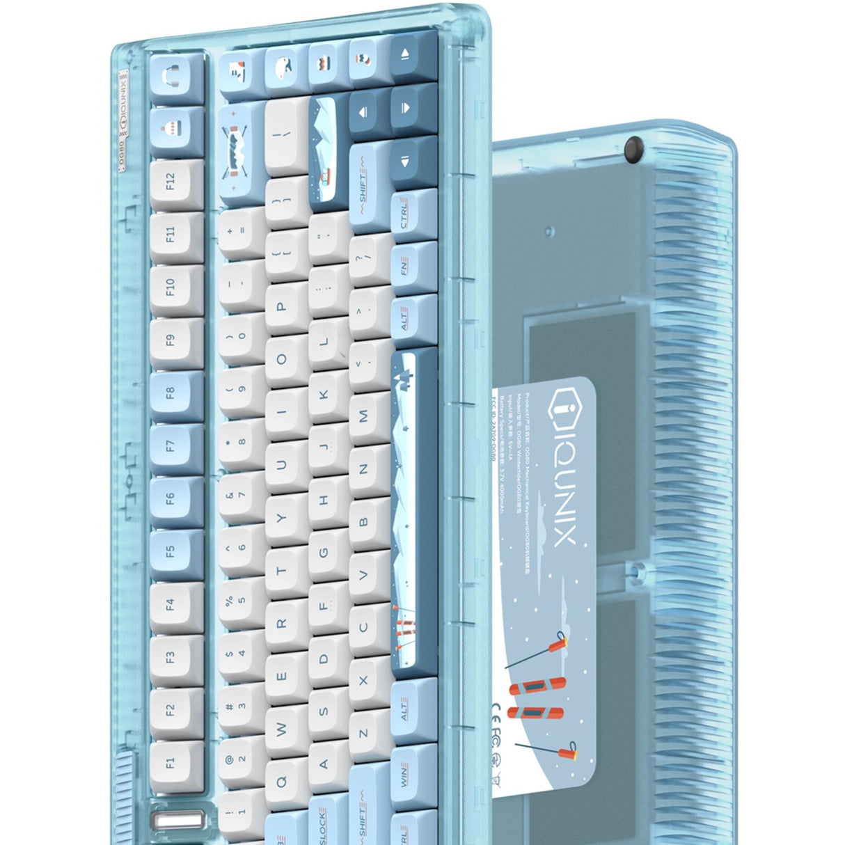 IQUnix OG80 Wintertide Wireless Clavier mécanique