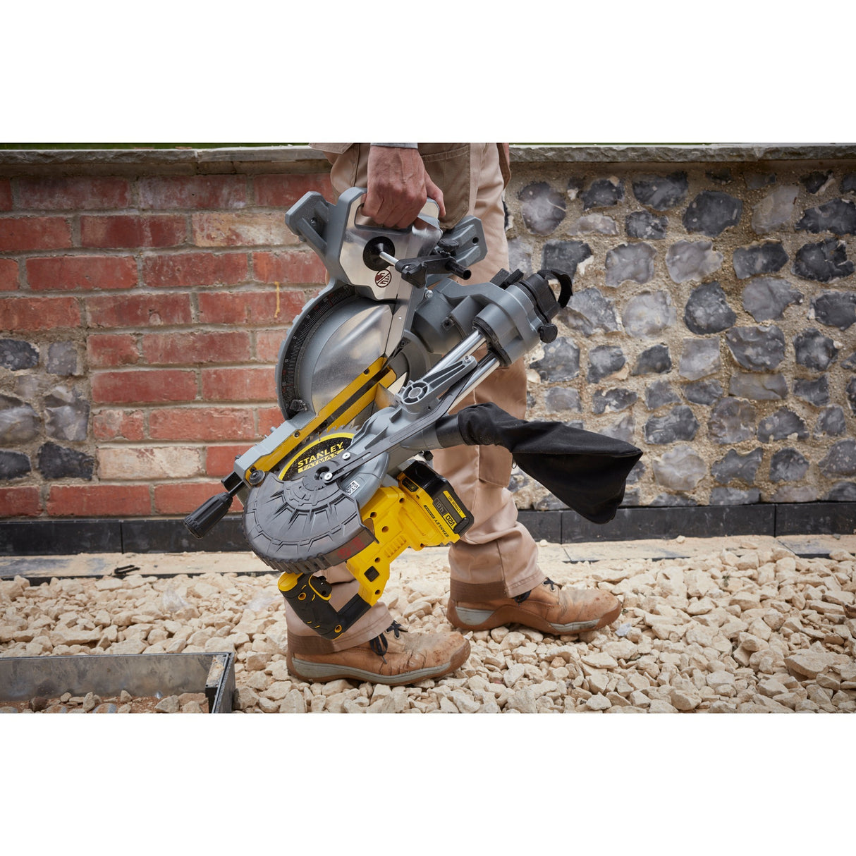 Stanley FATMAX V20 18V 4.0AH 190 mm Скосяващ трион