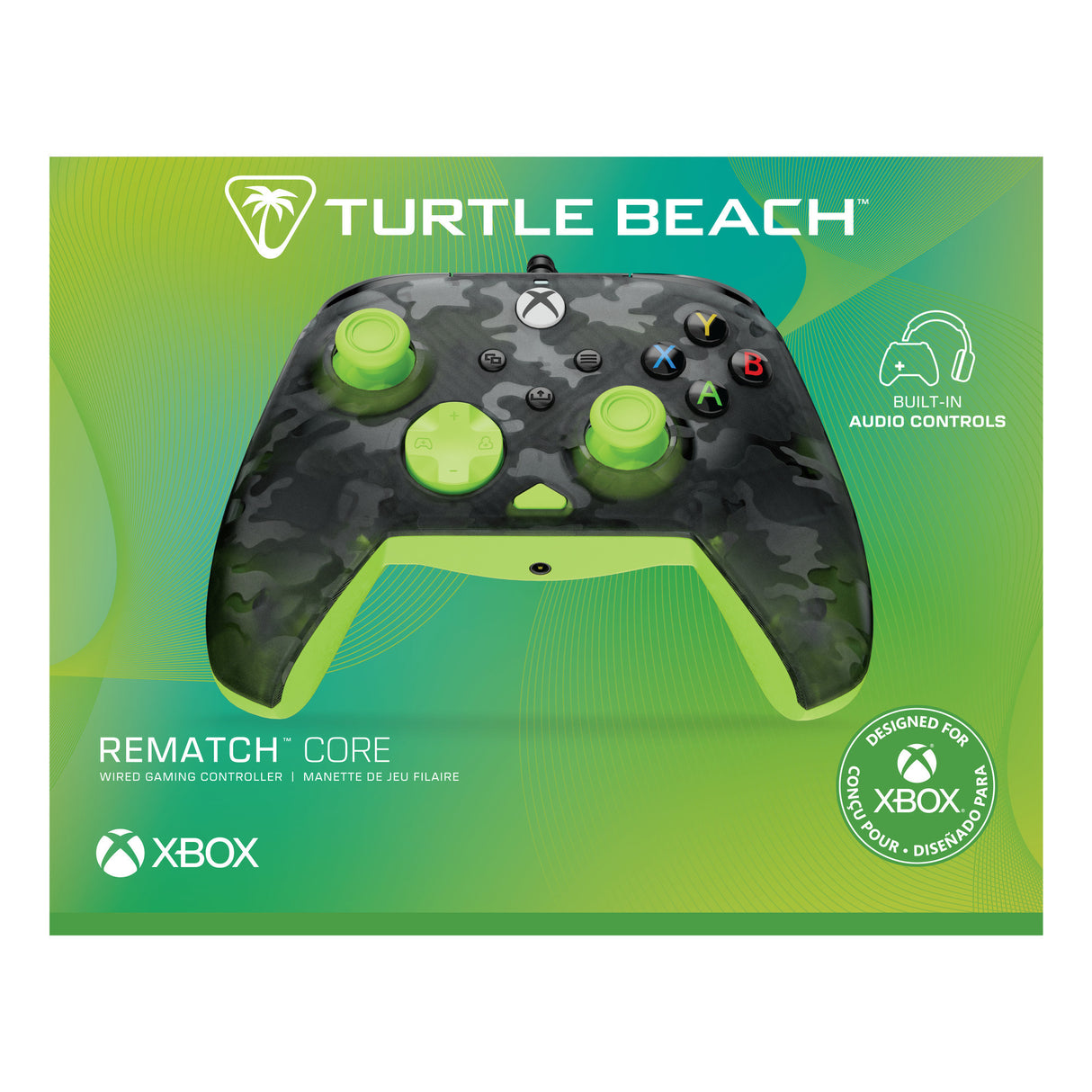 Turtle Beach Rematch Core Wired Controller (черно жълто, Xbox Series X|S, Xbox One, PC)