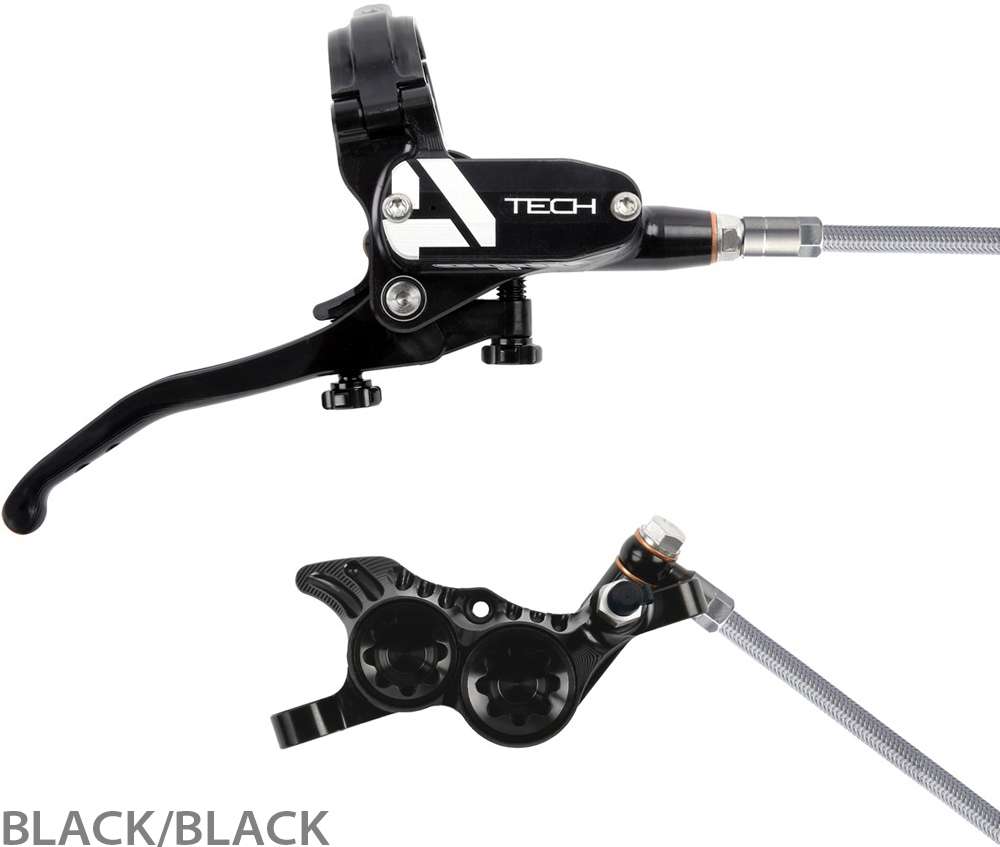 Hope tech 4 v4 steel braided disc brake - lever right