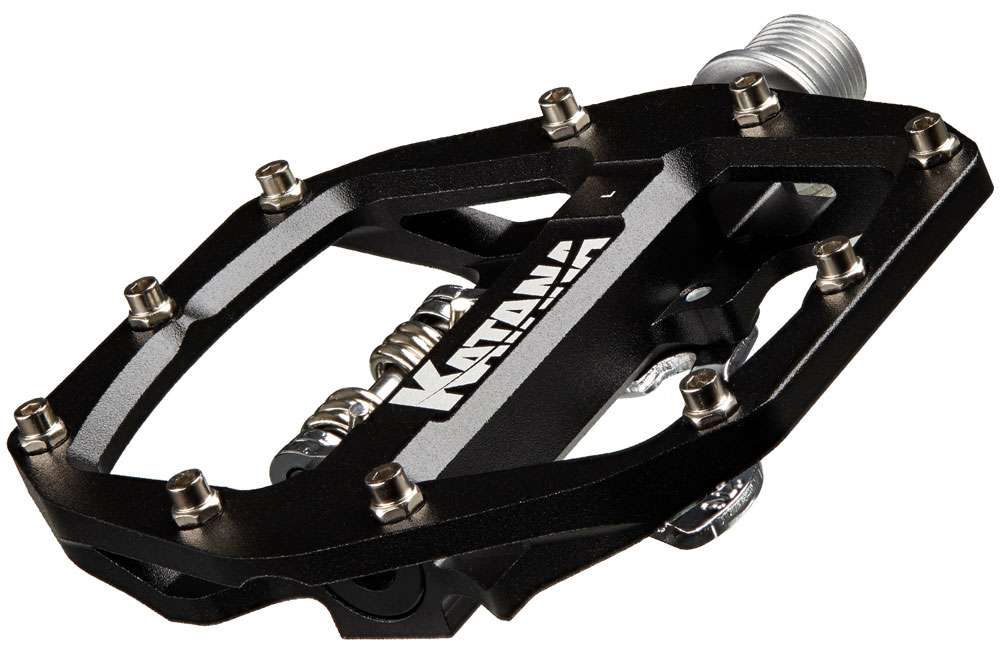 Katana catch dual-side pedals