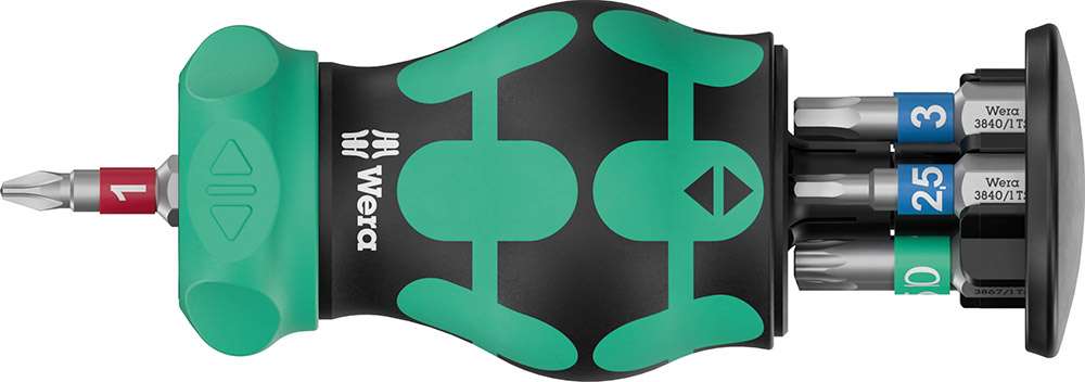 Wera bicycle set 5 bit set incl. hand holder with ratchet function 7-piece