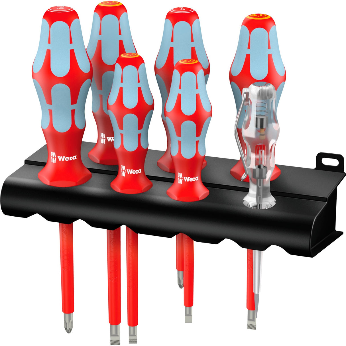 Sada skrutkovačov Wera 3160 i 7 Kraftform Plus, hrdza