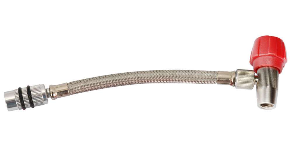 Katana lp-4 co2 pump with aeroquip flex connection