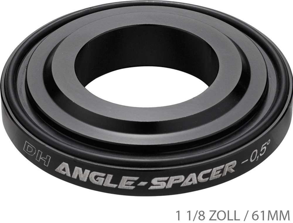 Reverse components -0.5 degree angle spacer