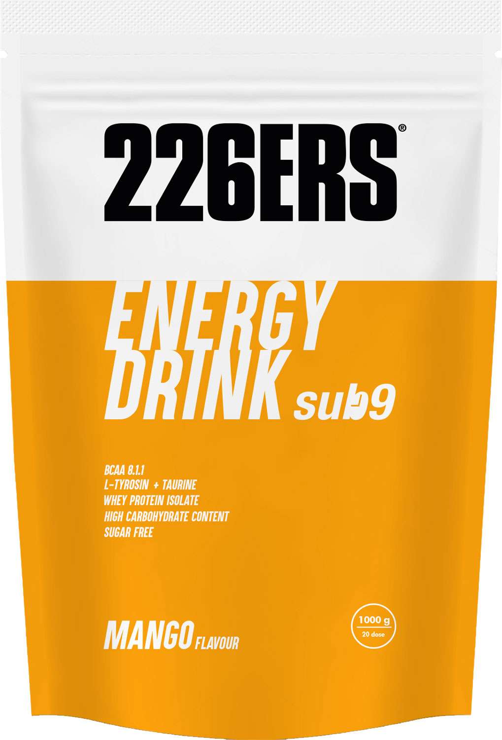 226ers sub9 energy drink 1kg