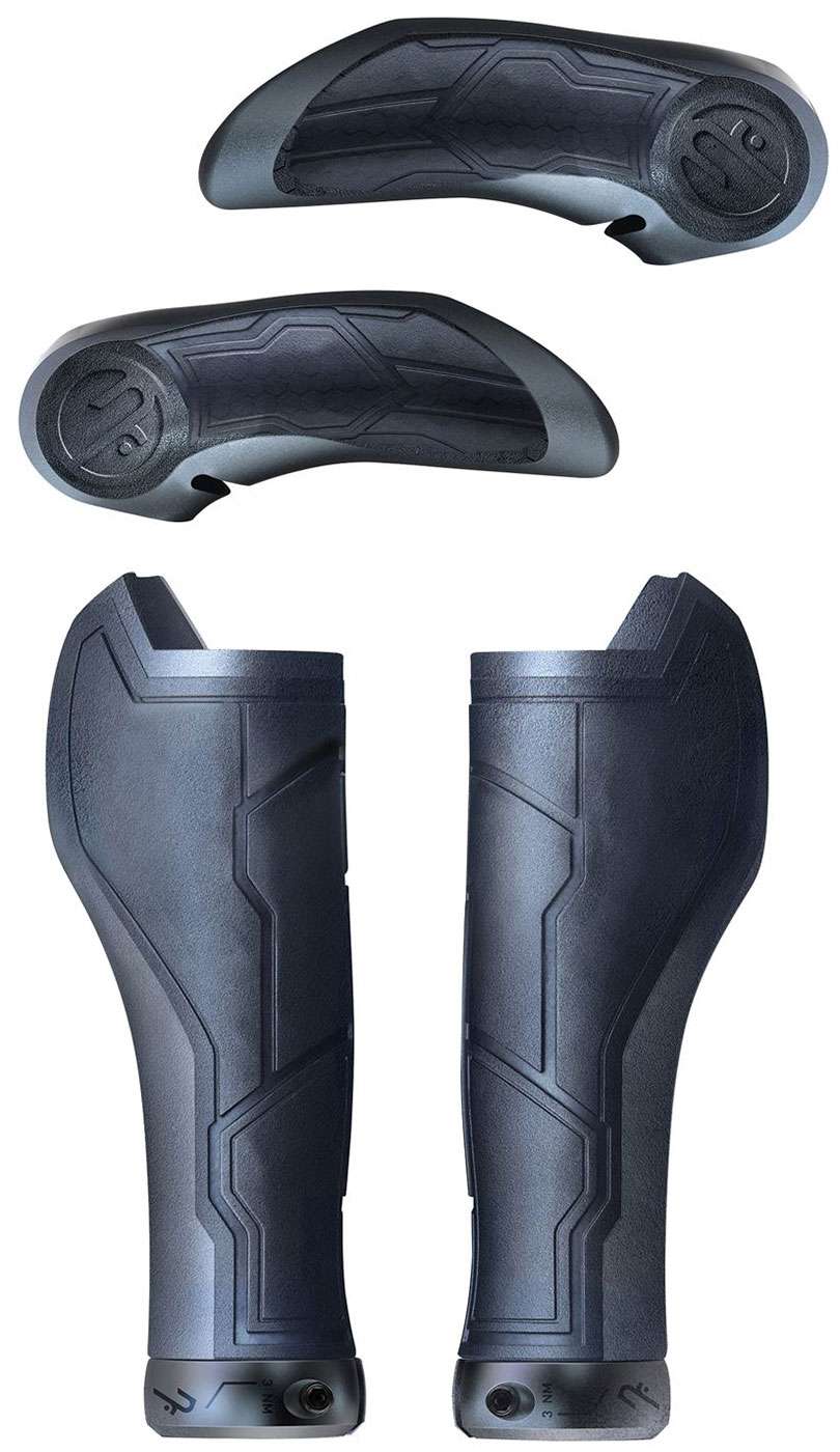 Natural fit all terrain bar ends medium grips