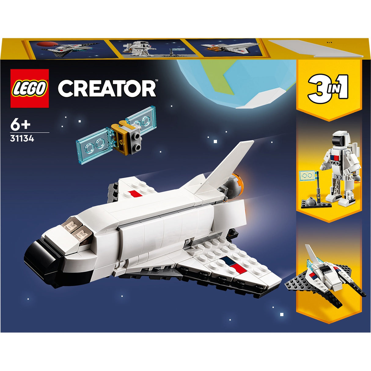 Erdvėlaivis „Lego Creator 31134 3in1“.