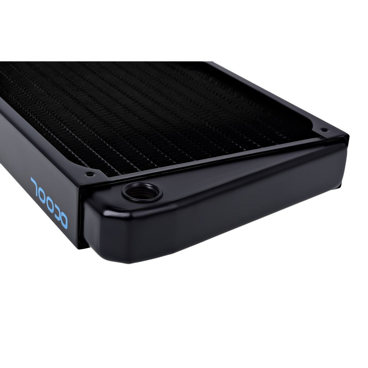 Alphacool nexxxos st30 full copper x-flow 420mm radiator (zwart)