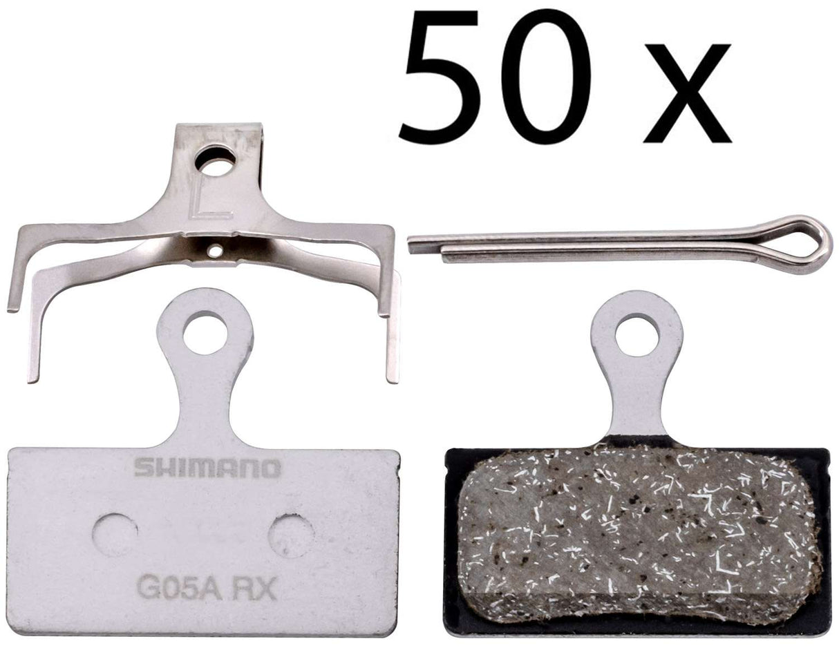 Shimano g05a-rx resin disc brake pads (50 workshop pack)
