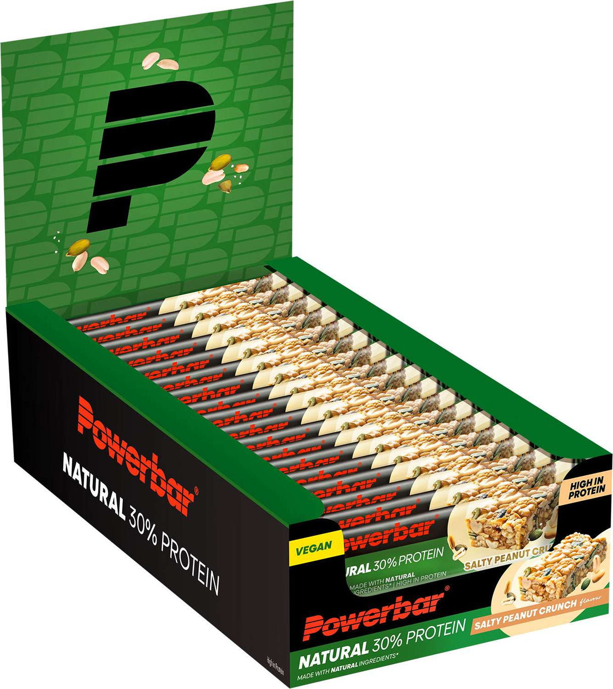 Powerbar natural protein vegan bar 18 box