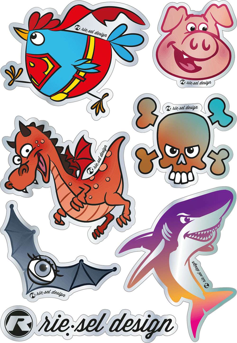 Rie:sel design re:flex kids - reflective stickers