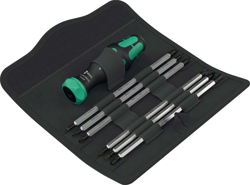 Wera kraftform kompakt vario ra with 7-piece bit set