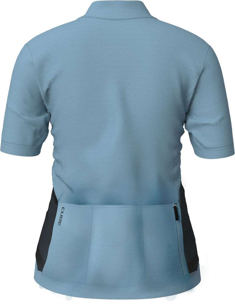 Cube gravel cargo full zip - women's jersey