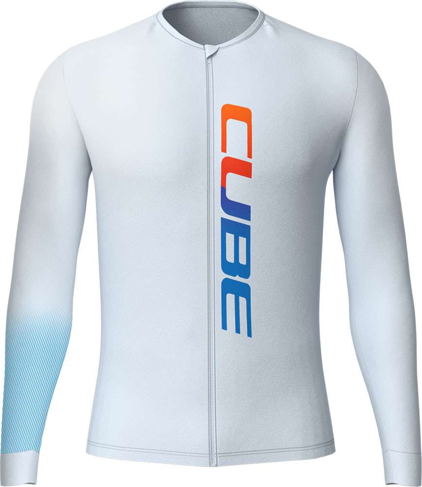 Cube road xc uv protection teamline - long sleeve jersey