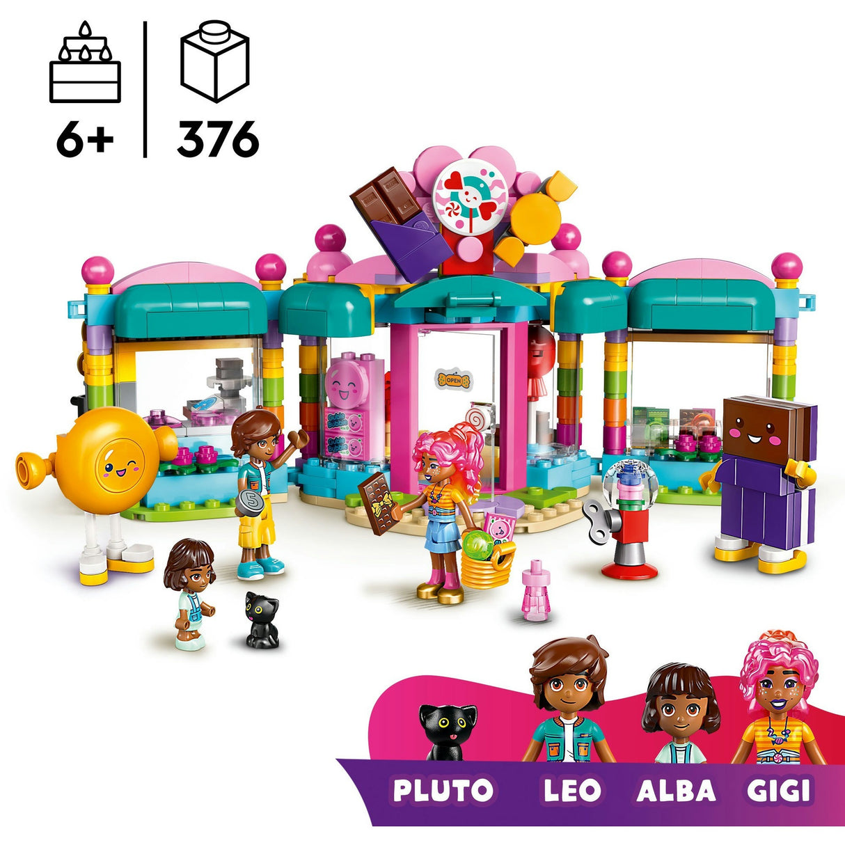 Lego Friends 42649 Negozio di caramelle di Heartlake City