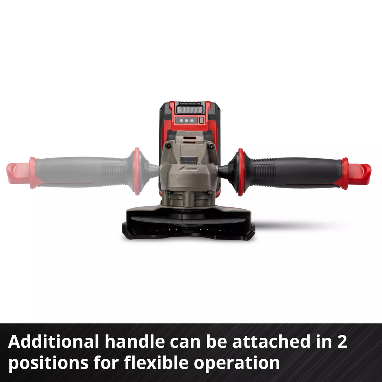 Einhell batteri vinkelslip te-ag 18 125-2 li (1x4,0 ah) vinkelslip (röd svart, inkl. 4,0 ah power x-change batteri och laddare)