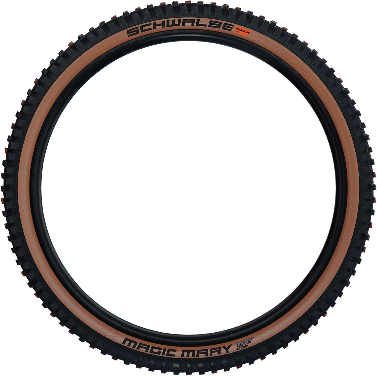 Foldningsbånd Schwalbe Magic Mary Super Gravity 27,5 x 2,40 62-584 mm - sort