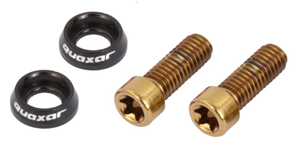 Quaxar titanium nitride screws m5x12