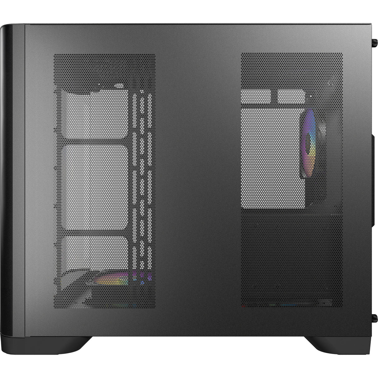 Caixa de torre midi argb curva Antec c5 (preta | 2x USB-A | 1x USB-C | vidro temperado)