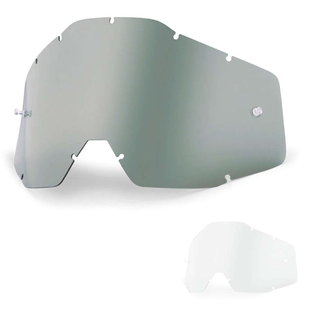 100% gen 1 anti fog clear lens (smoke) - replacement lens