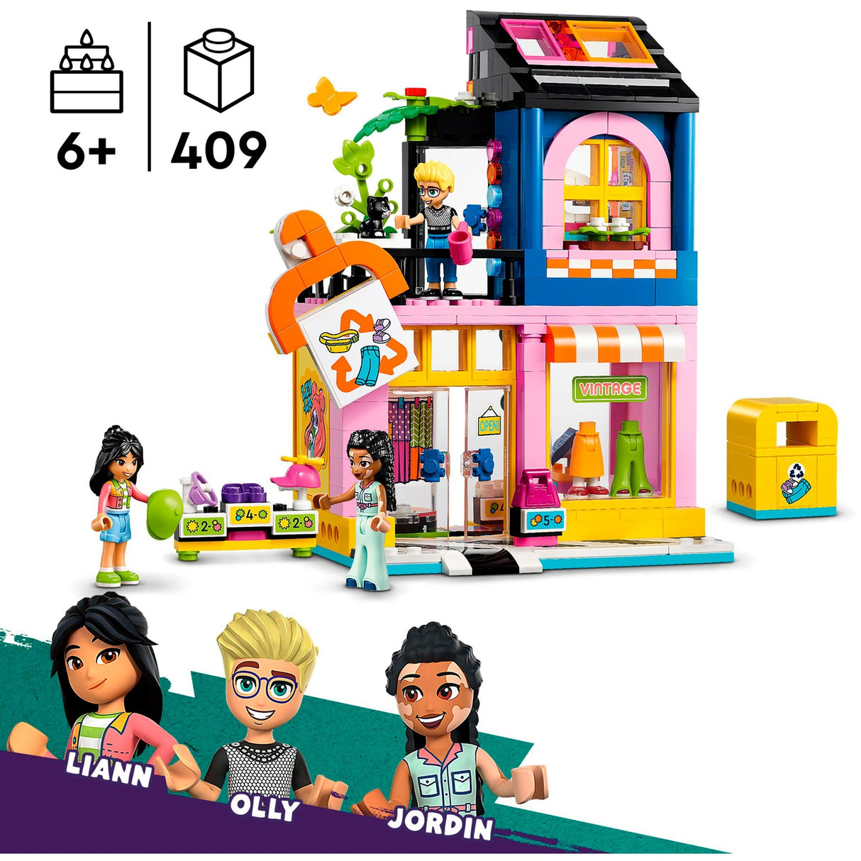Cairde LEGO Lego 42614 Siopa Éadaí Seanré