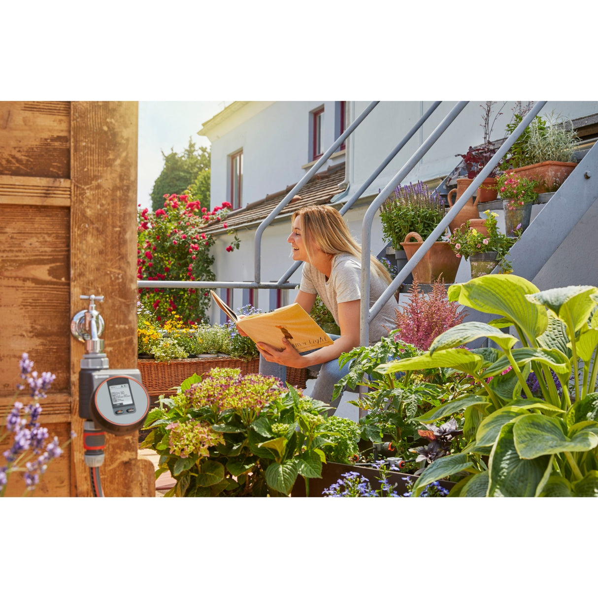 GARDENA GARDENA Uisce Ríomhaire Flex