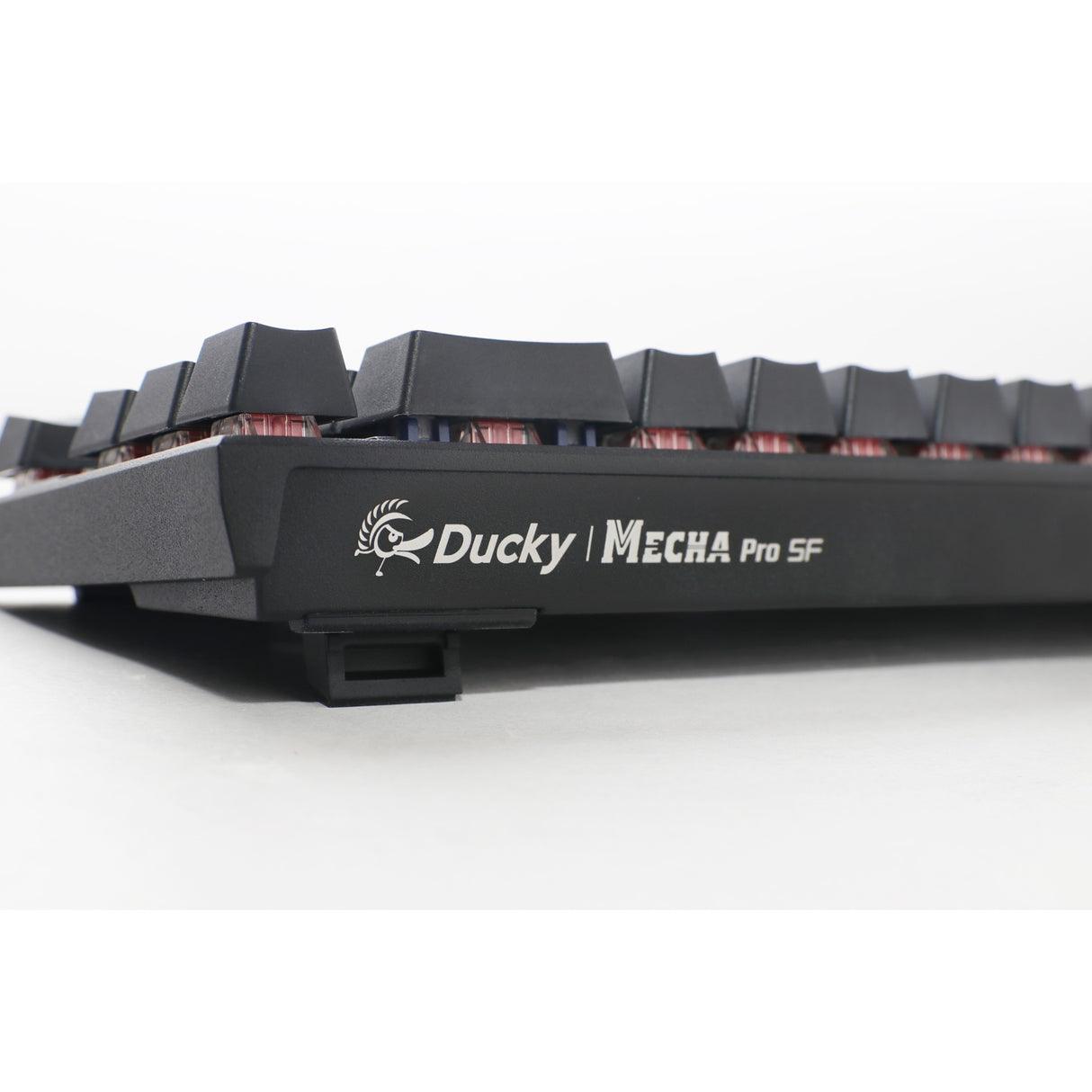 Ducky mecha pro sf, toetsenbord (zwart, us lay-out, cherry mx silent red, rgb leds, 65%, pbt double-shot)