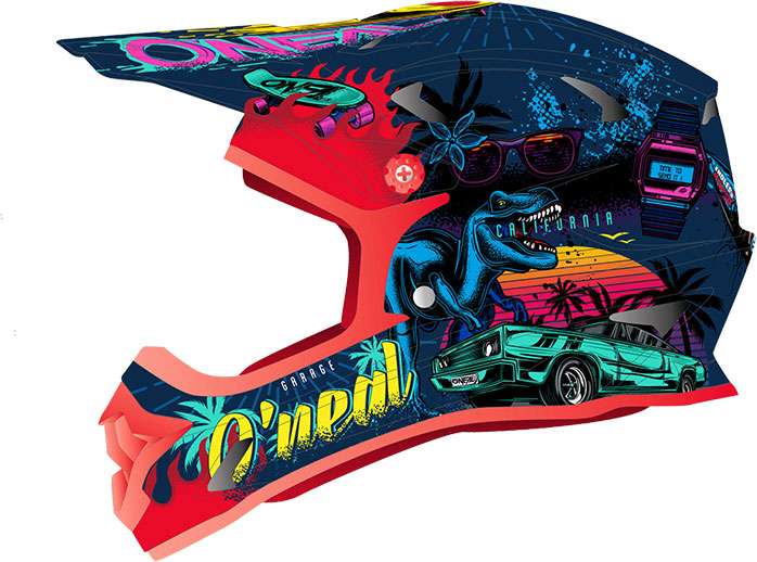 O'neal sonus youth rex - kid's fullface helmet