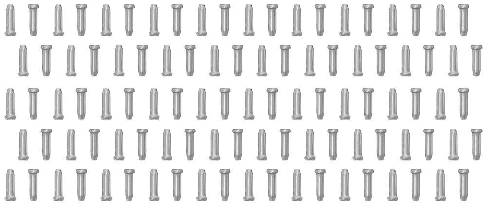 Katana endcaps shift brake cable (100 pieces)