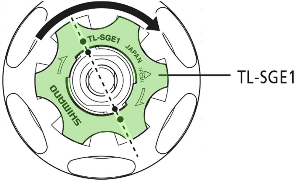 Shimano tl-sge1 adjustment tool for alfine di2