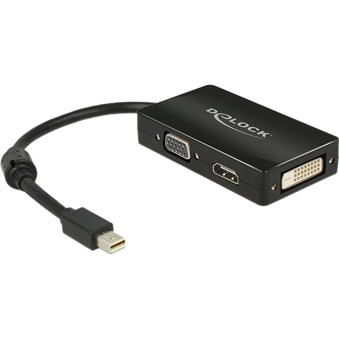 Delock Mini DisplayPort til VGA HDMI DVI -adapter