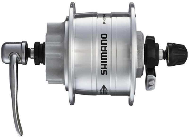 Shimano dh-3d32 disc 6-bolt hub dynamo