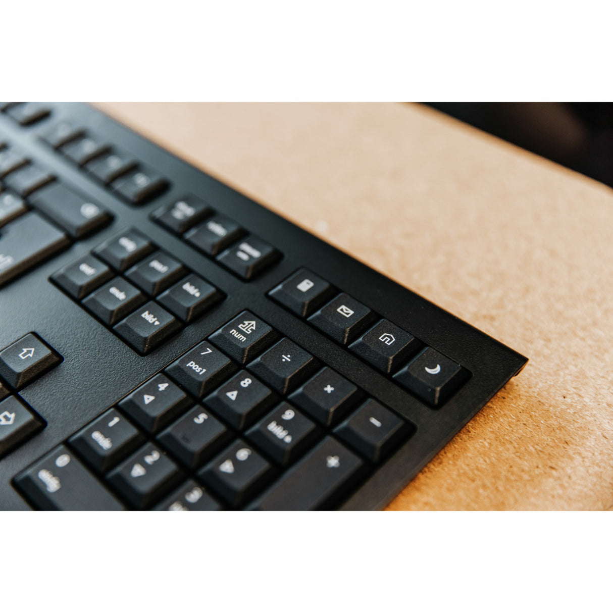 Cherry kw 3000, teclado (preto, layout eu (qwerty), cúpula de borracha, 2,4 GHz)
