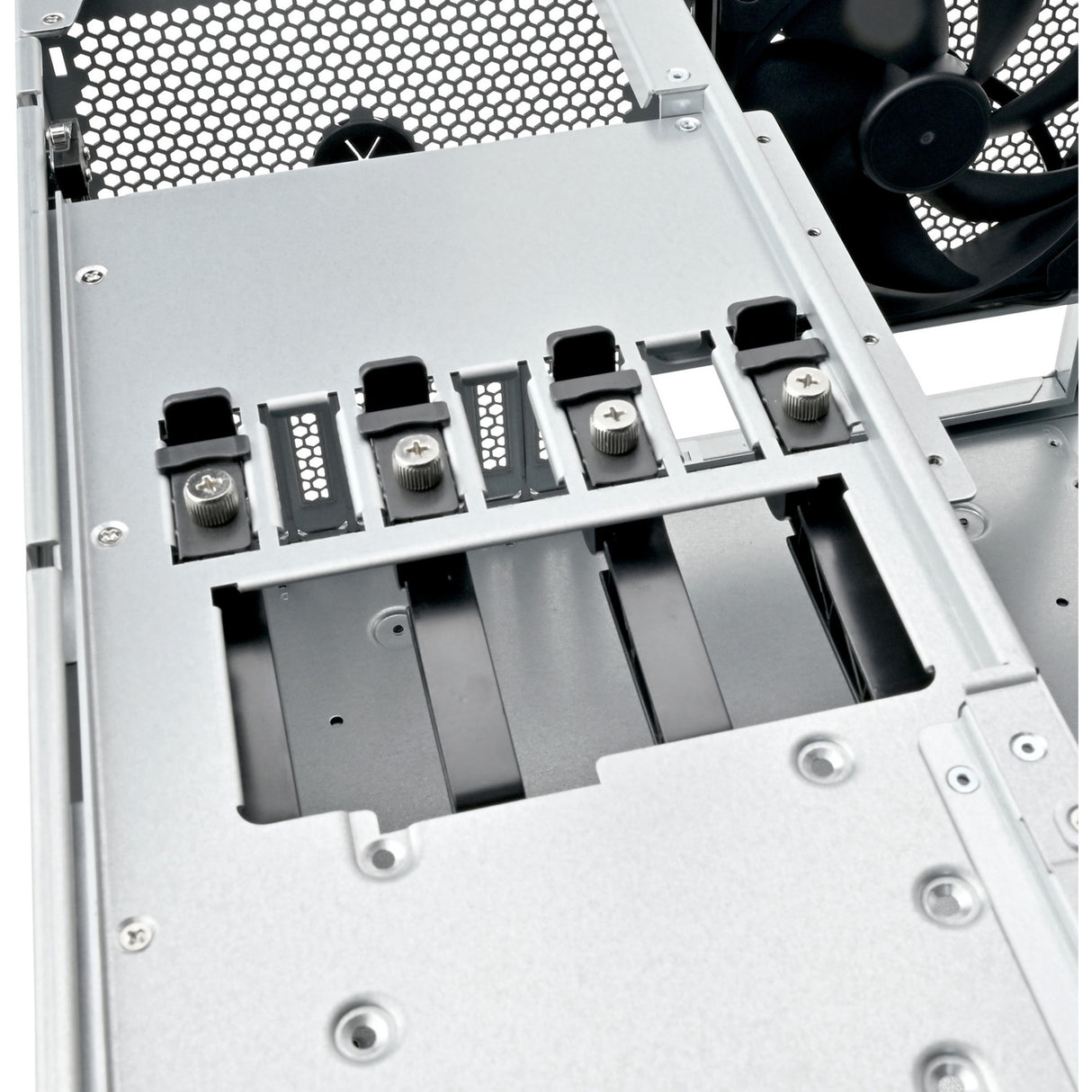 Silverstone rm53-502 rack behuizing (zwart)