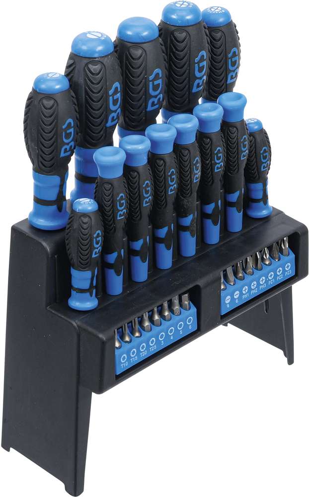 Bgs technic screwdriver set with bits assortment 29 pieces