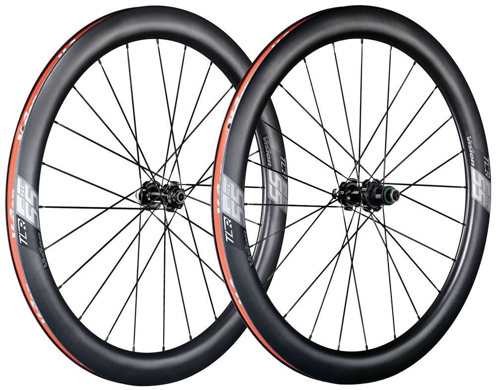 Vision service course 55 disc clincher tlr carbon wheelset