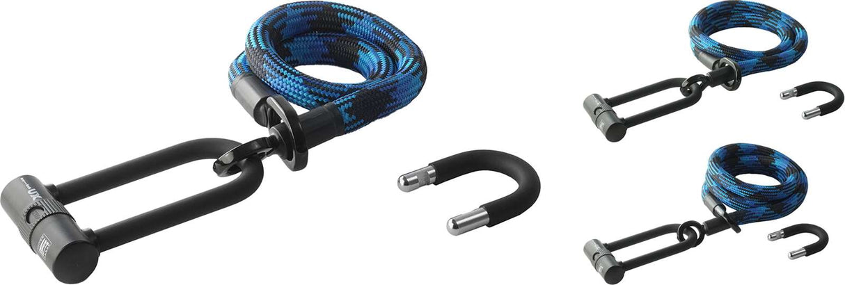 Texlock eyelet u x - u-lock incl. textile cable with steel core