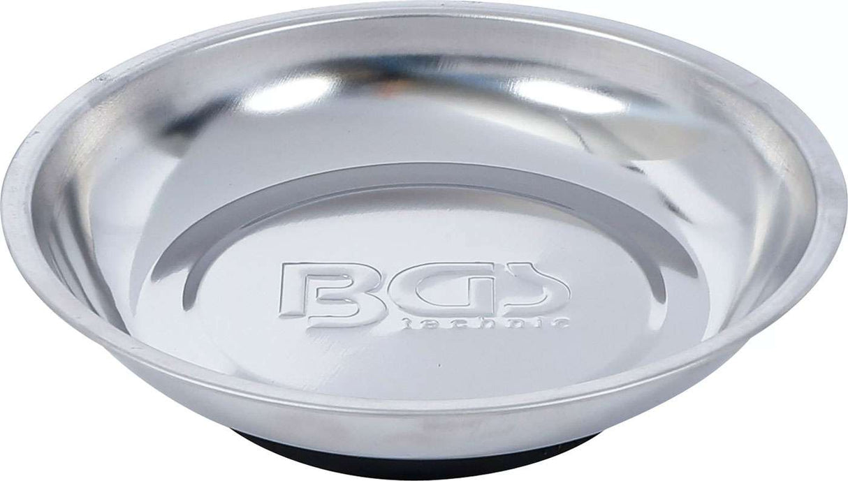 Bgs technic stainless steel magnetic retaining tray ø 150 mm