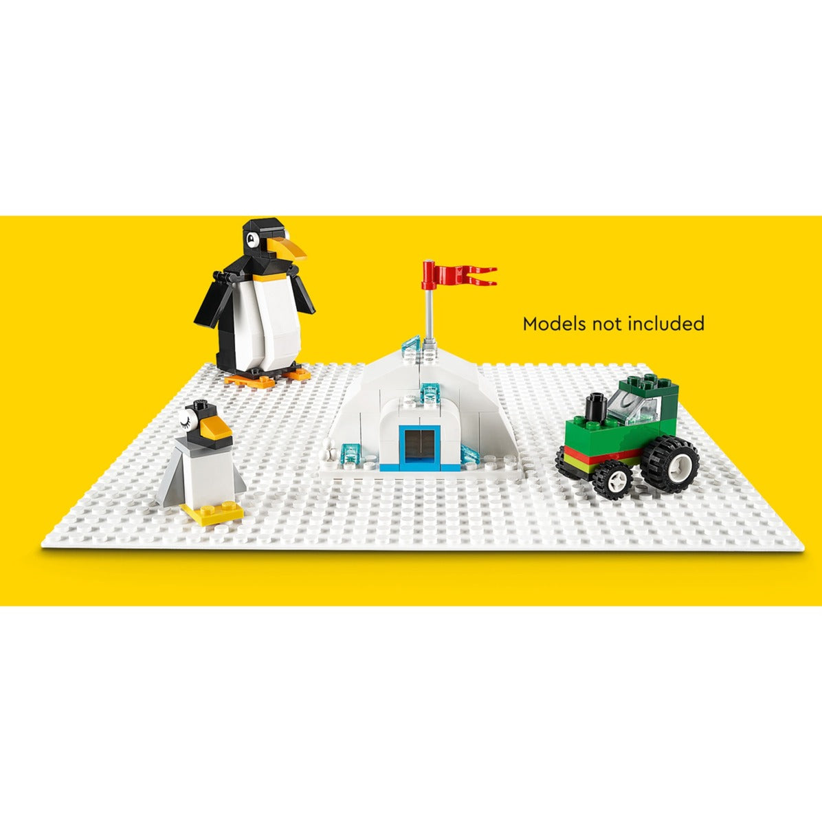 Lego clasaiceach 11026 pláta foirgneamh bán