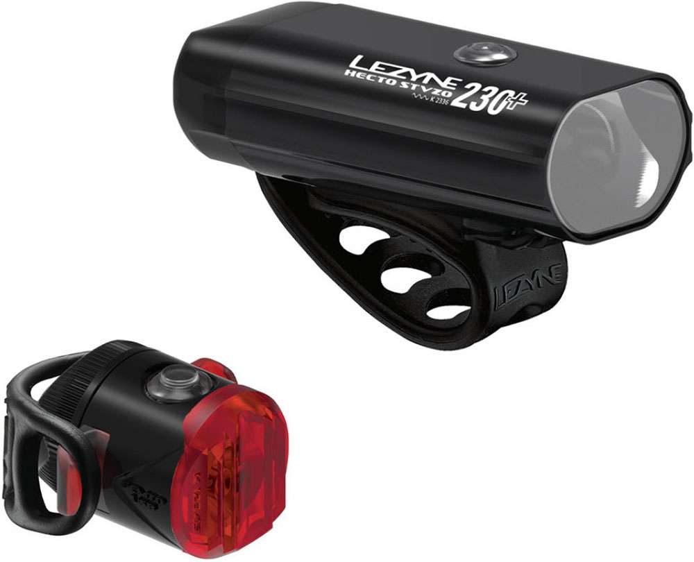 Lezyne hecto 230+ femto usb c lighting set