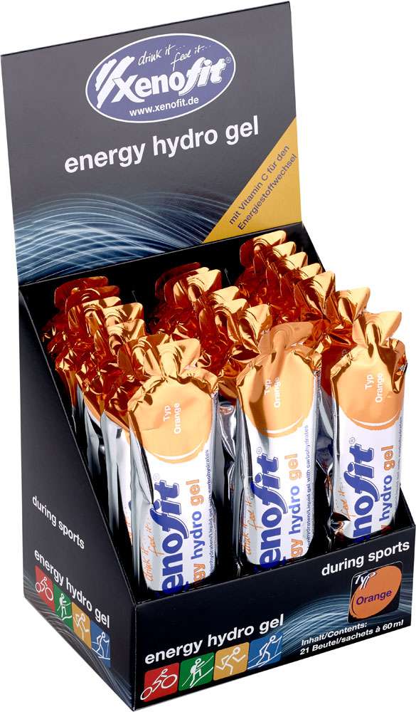 Xenofit energy hydro gel 21x60ml box