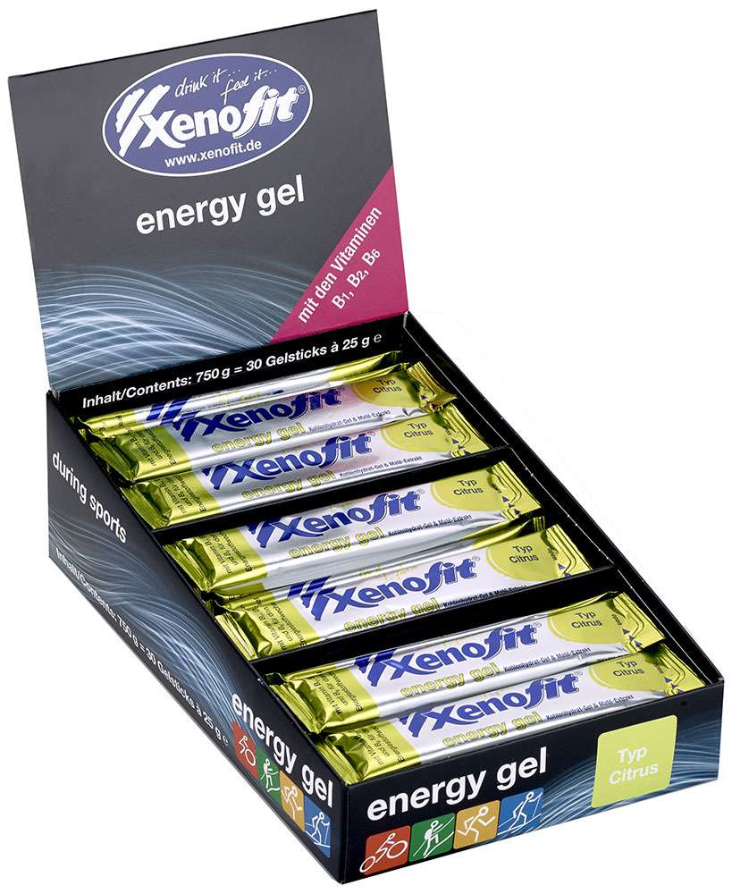 Xenofit energy gel 30x25g box