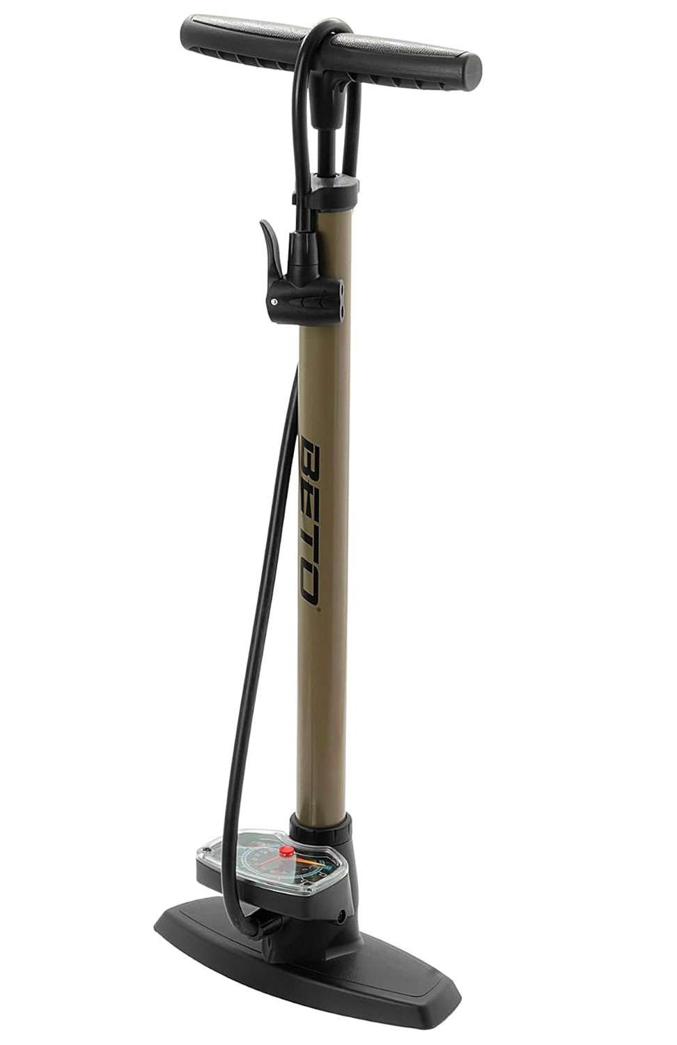 M-wave air jet floor pump