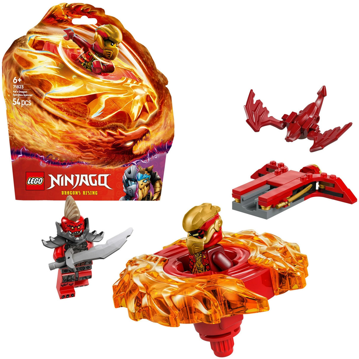Lego ninjago 71823 kai#039;s spinjitzu dragon spinner
