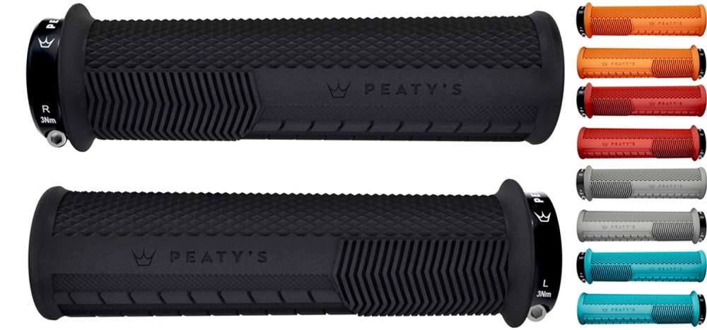 Peaty's monarch knurl grips thick